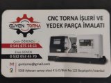 CNC Torna ve CNC Otomat İşleri Yapılır